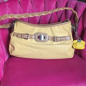 Rosetti Stylish Yellow s Leather Women's Bag